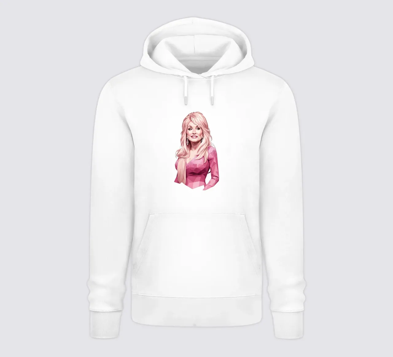 Dolly Parton lowpoly felpa con cappuccio da Low Profile