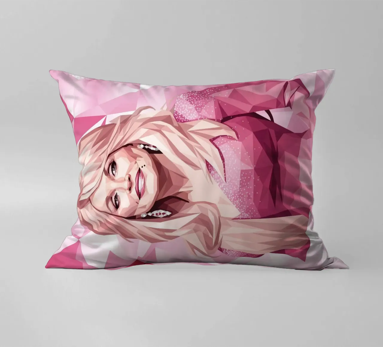 Dolly Parton lowpoly cuscino da Low Profile