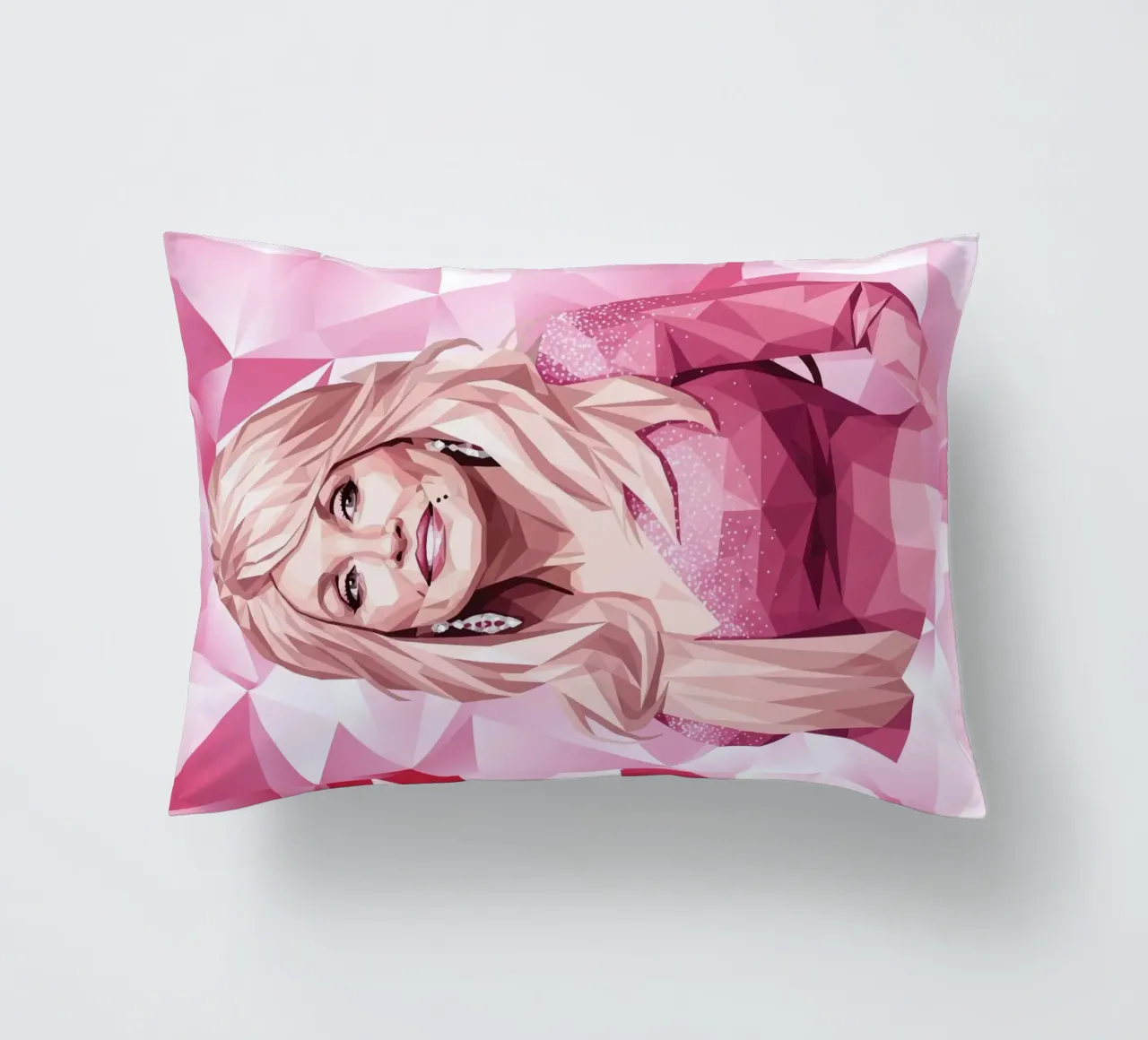 Dolly Parton lowpoly cuscino da Low Profile