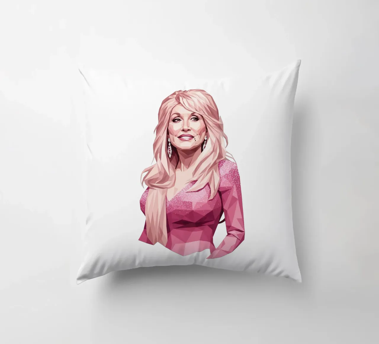 Dolly Parton lowpoly cuscino da Low Profile