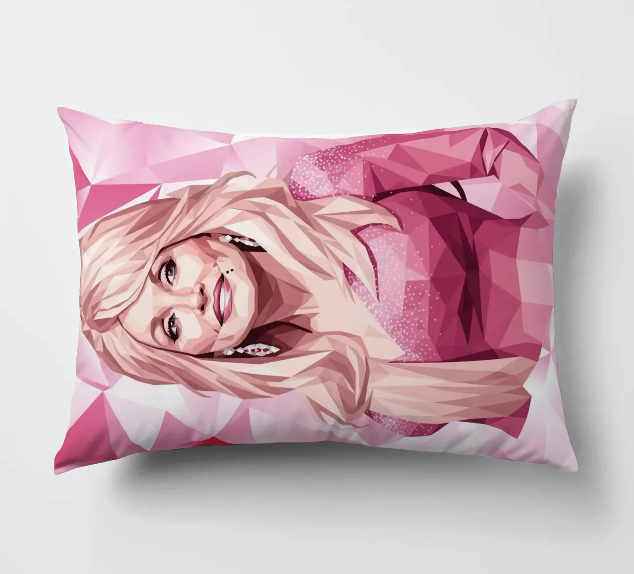 Dolly Parton lowpoly cuscino da Low Profile