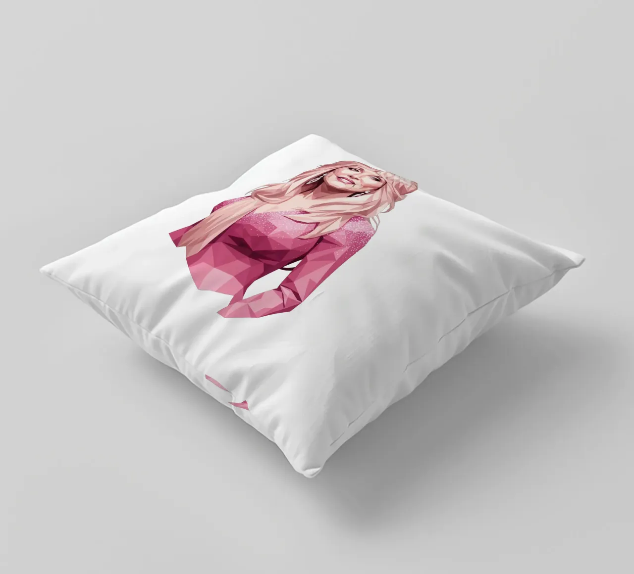 Dolly Parton lowpoly cuscino da Low Profile