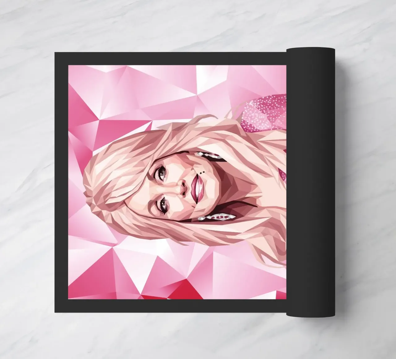 Dolly Parton lowpoly zerbino da Low Profile