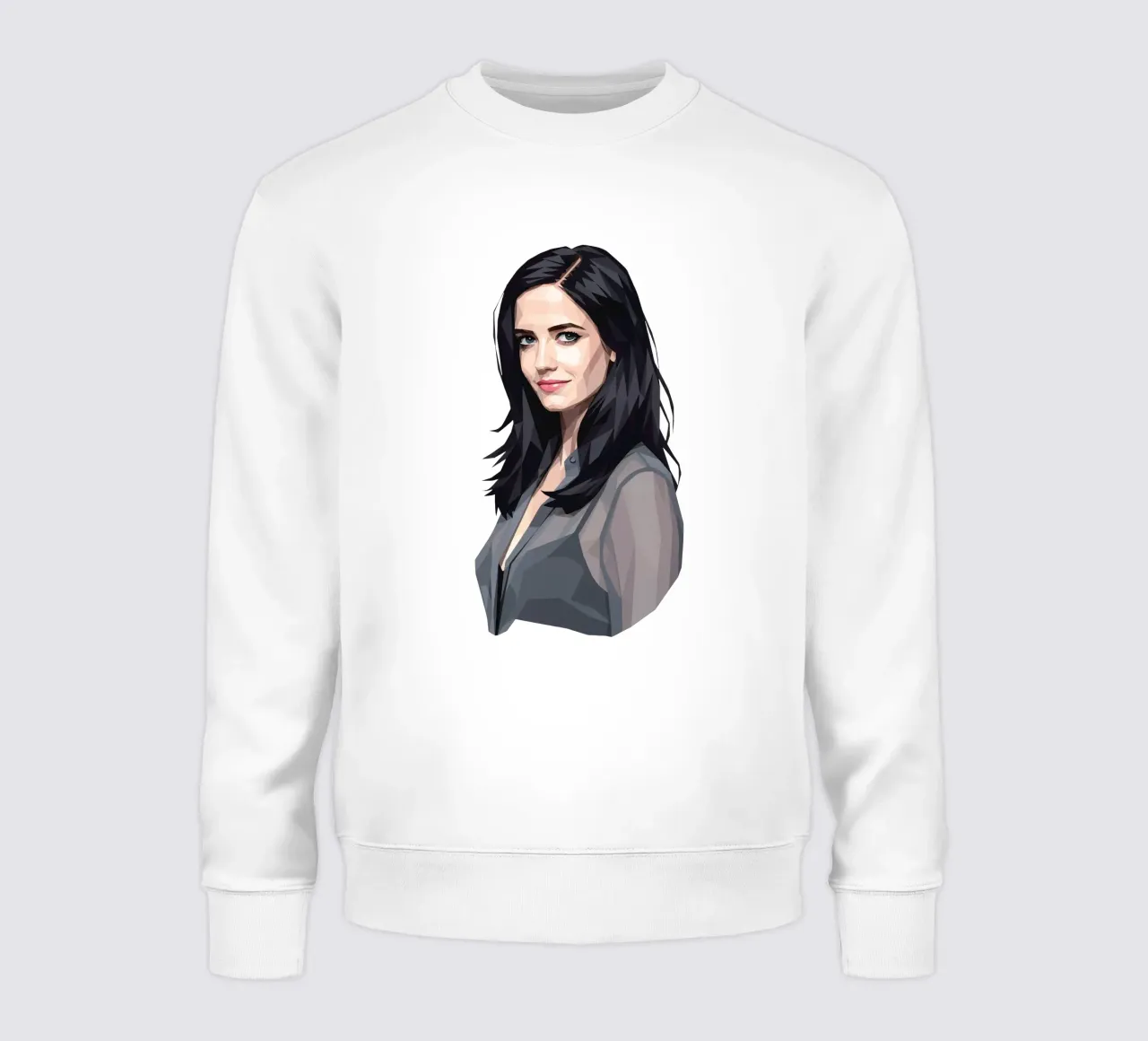 Eva Verde Lowpoly felpa da Low Profile