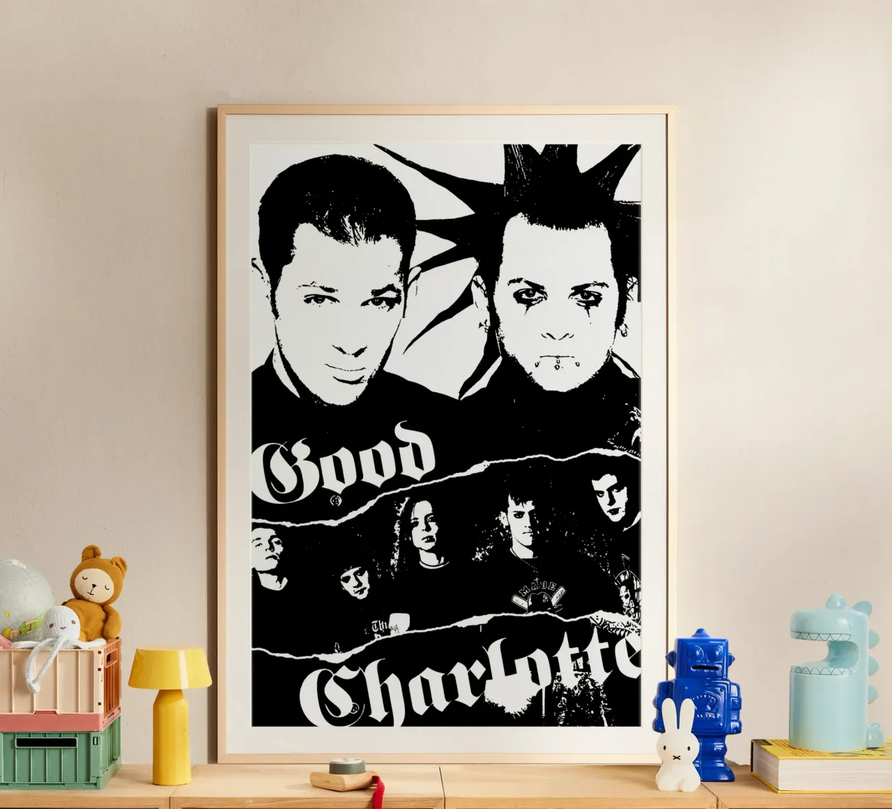 Good Charlotte Pop Punk poster da igoshdesigns