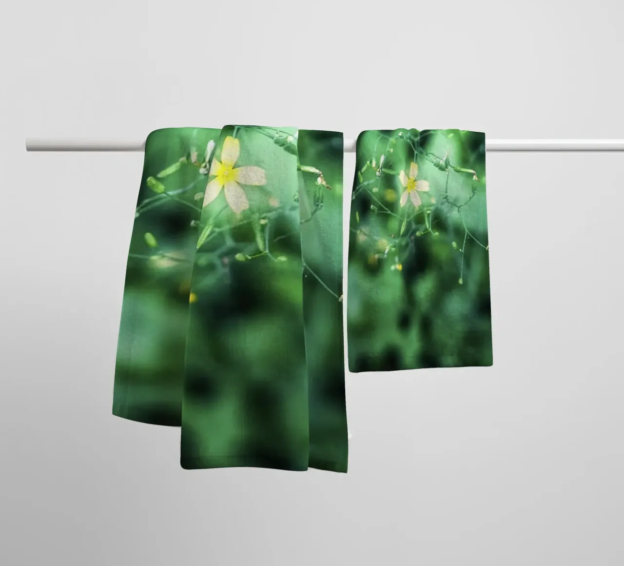 Cosmic Bloom – Fine Art Print towel by jay