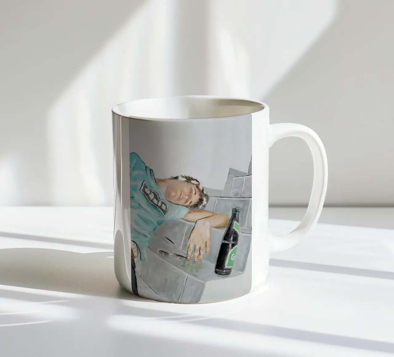 Suff in Oel Keramik Tasse von Andreas Wundersee
