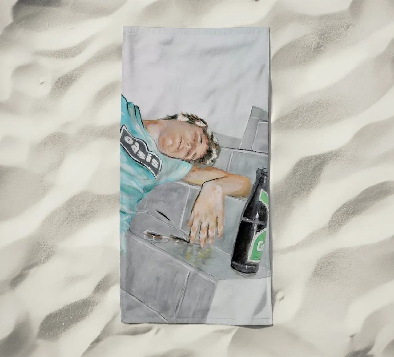 Suff in Oel toalla de playa de Andreas Wundersee