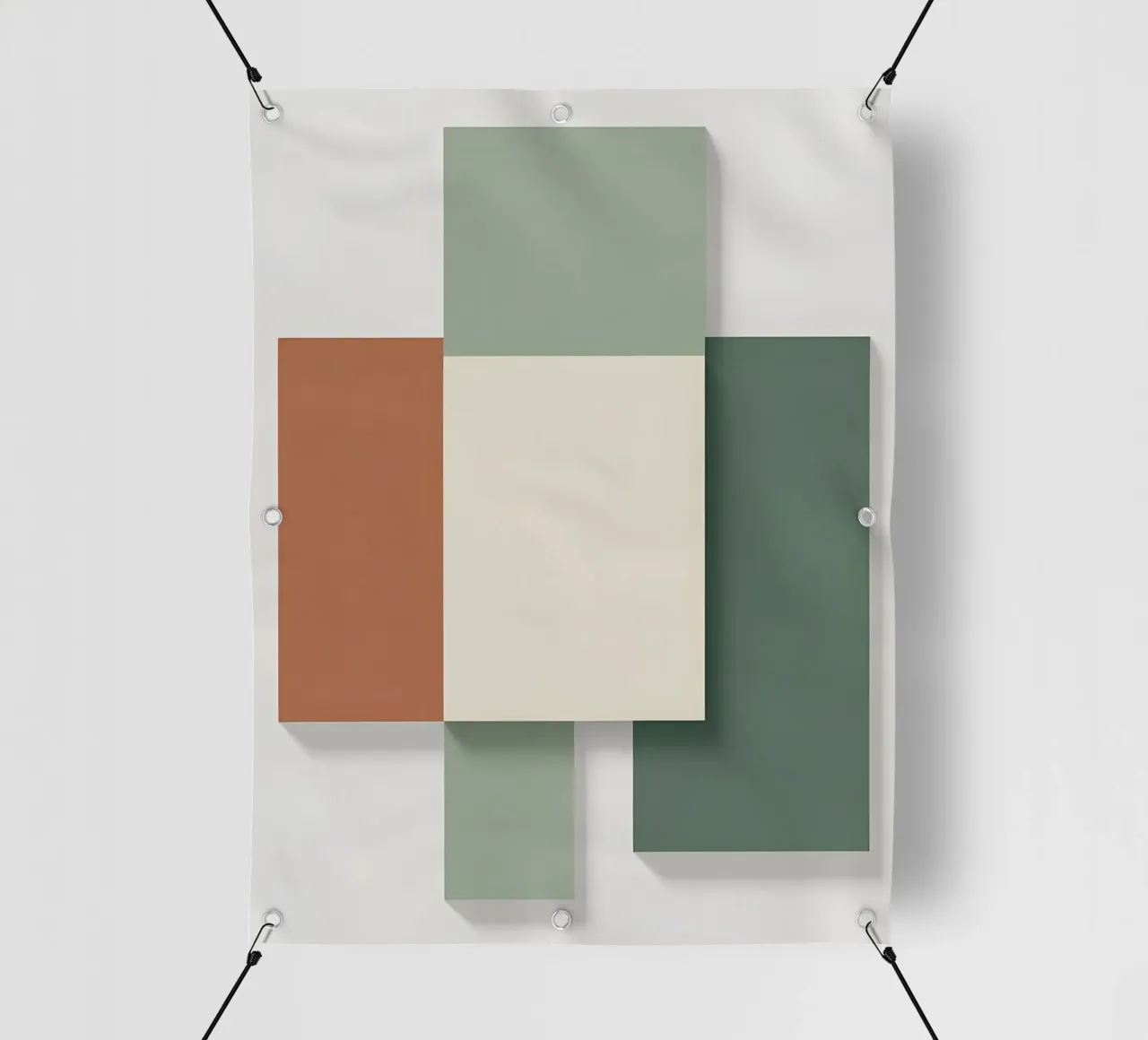 Blocchi di colore telo in pvc da Botanical Gallery