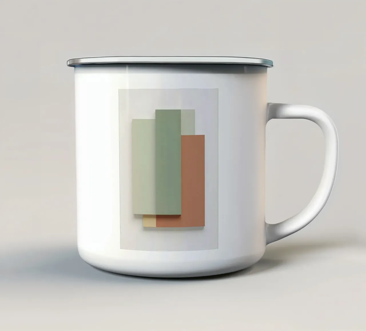 Blocchi di colore tazza in smalto da Botanical Gallery