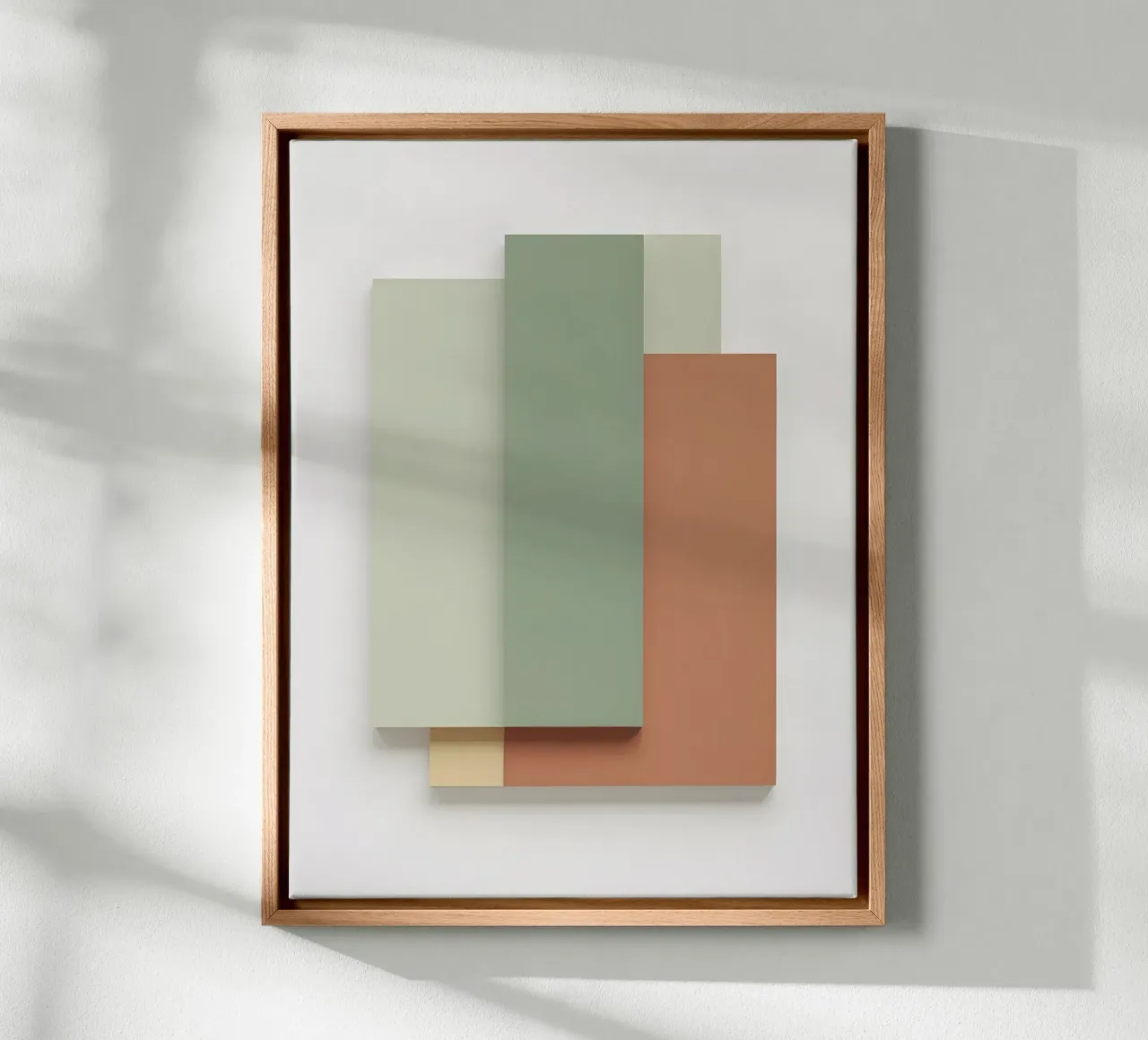 Blocchi di colore tela con Cornice a cassetta da The Green Room
