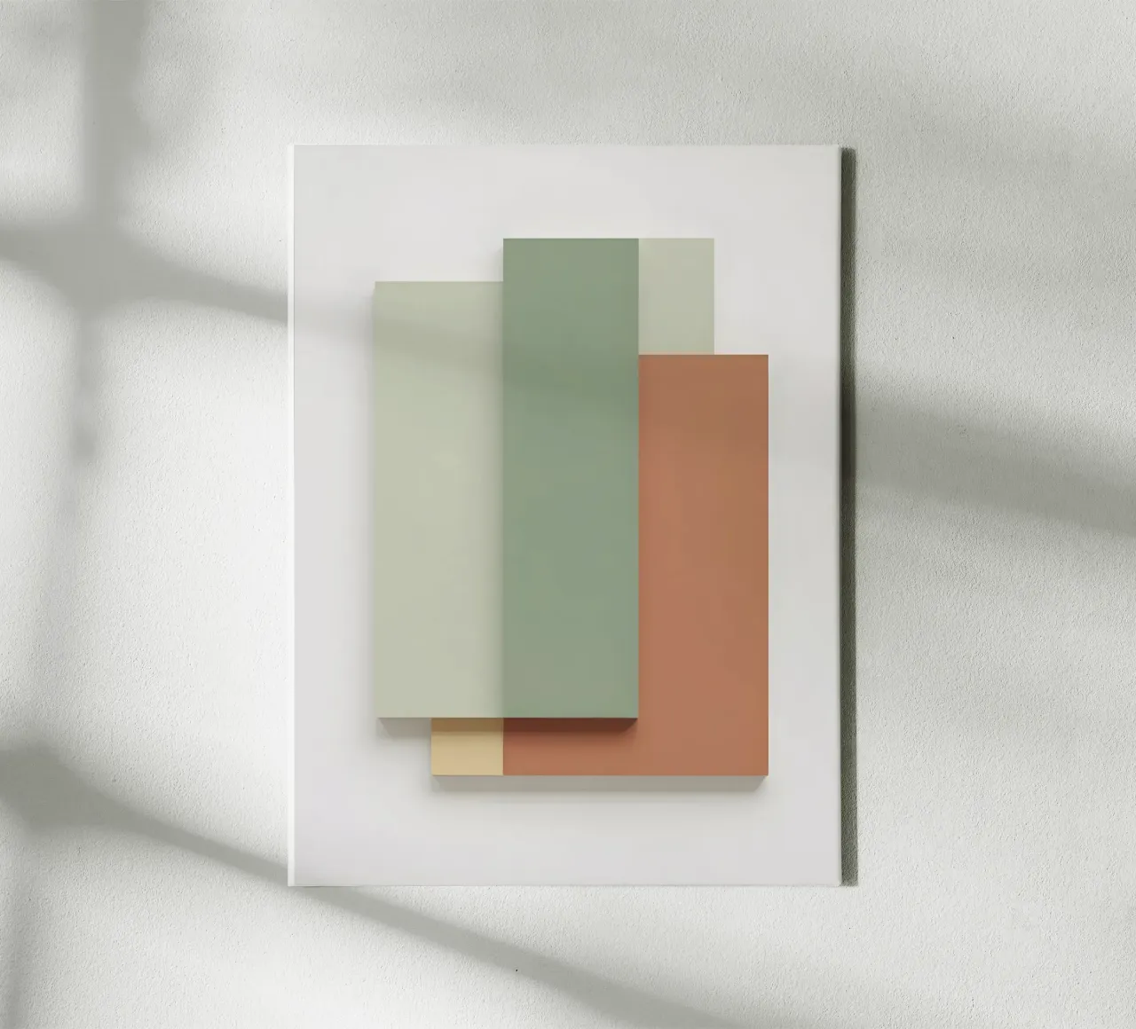 Blocchi di colore tela con Cornice a cassetta da The Green Room