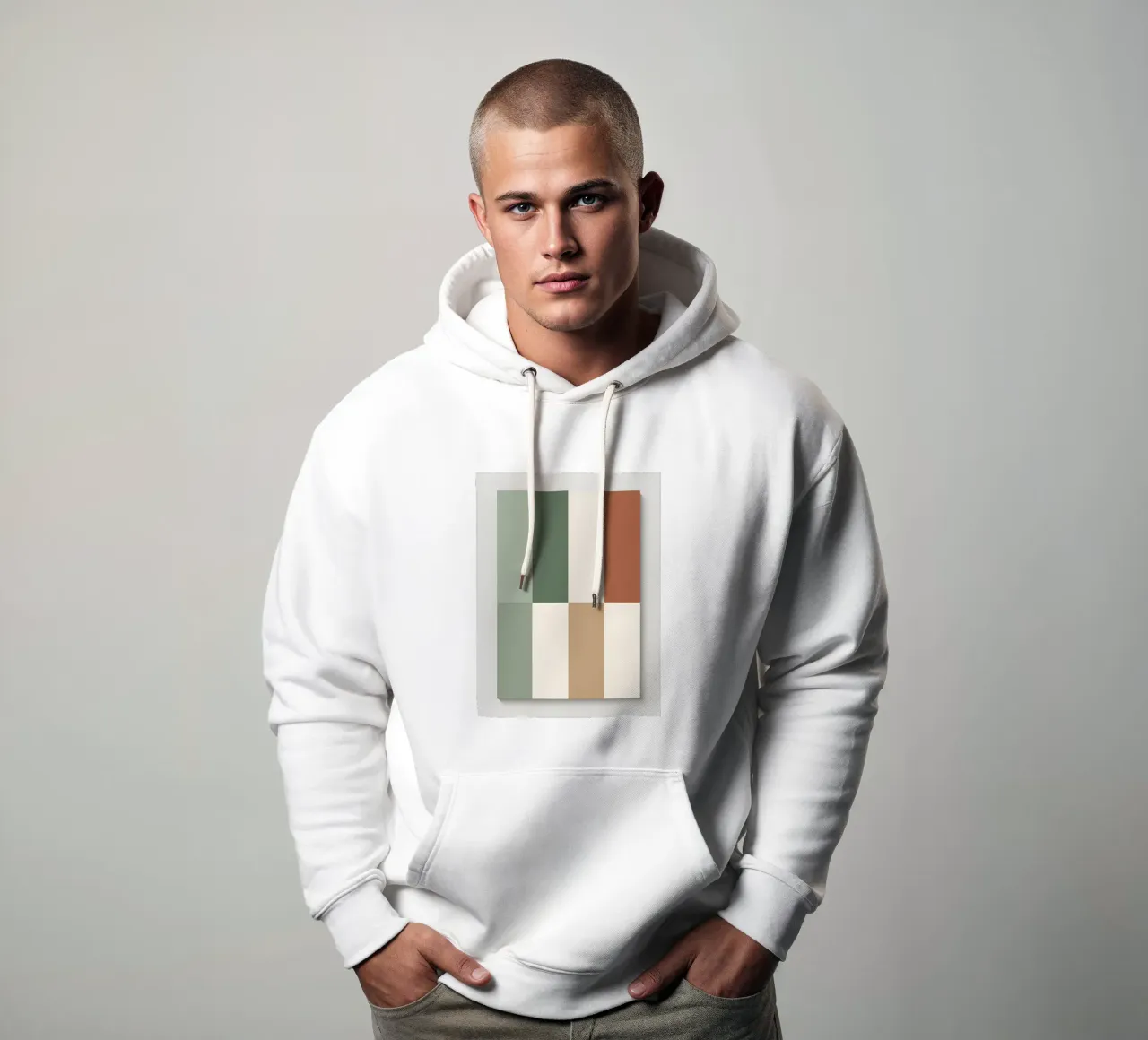 Blocchi di colore felpa con cappuccio da Botanical Gallery