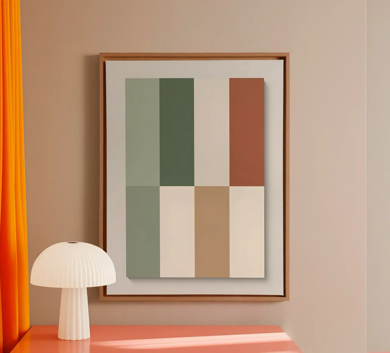 Blocchi di colore tela con Cornice a cassetta da The Green Room