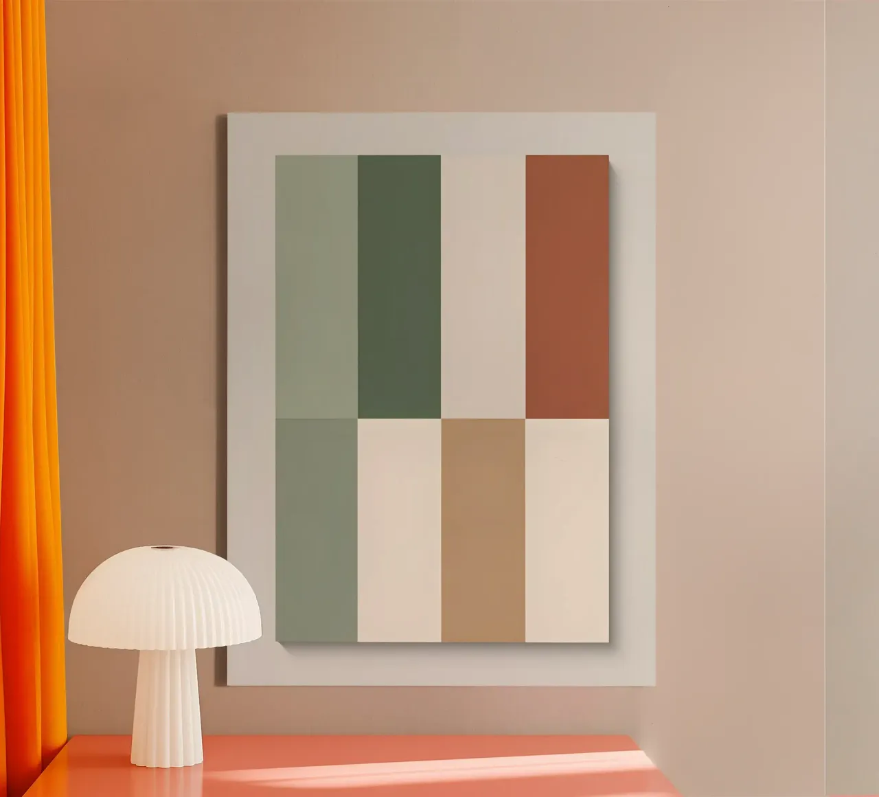 Blocchi di colore tela con Cornice a cassetta da The Green Room