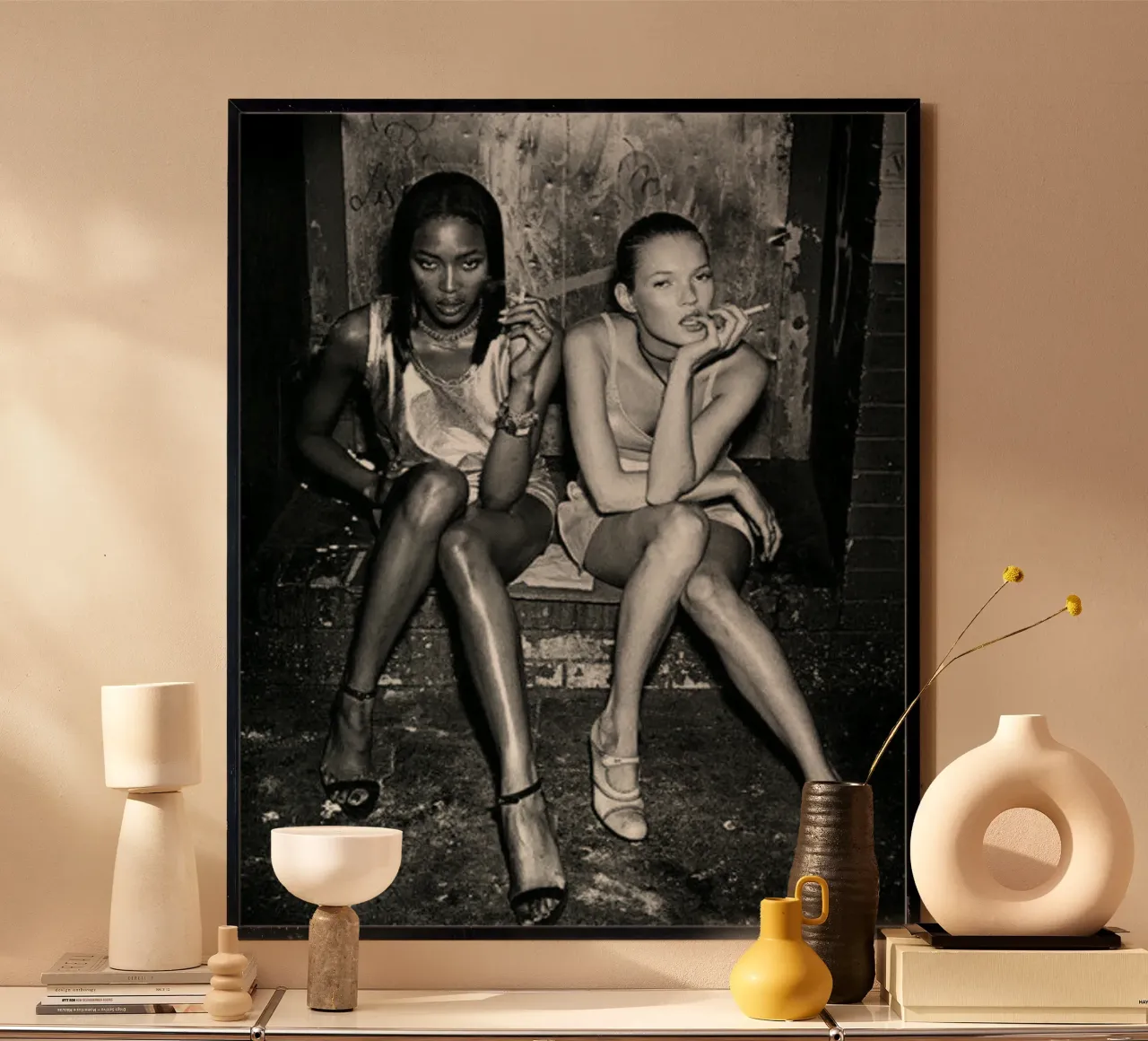 Kate With Best Freind Poster von bagleys Shop