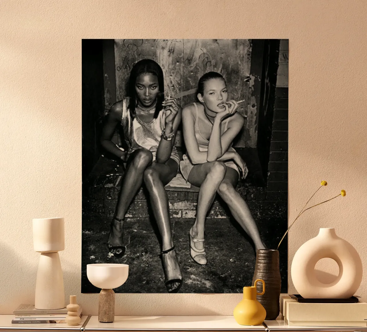 Kate With Best Freind Poster von bagleys Shop