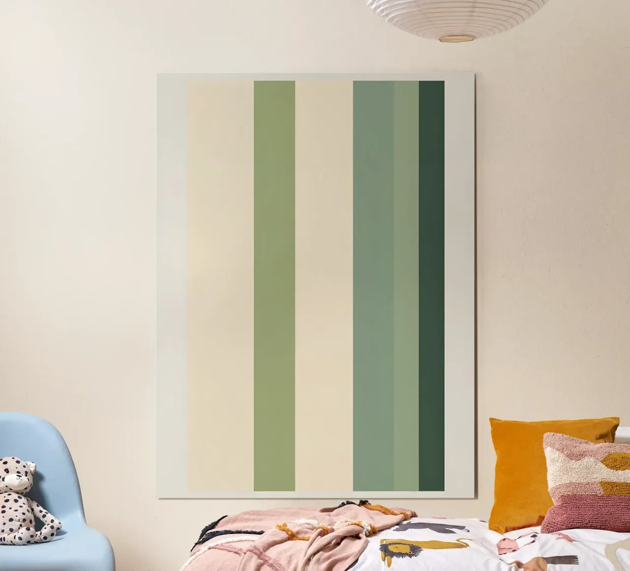 Alternativa gradiente poster con telaio in alluminio da The Green Room