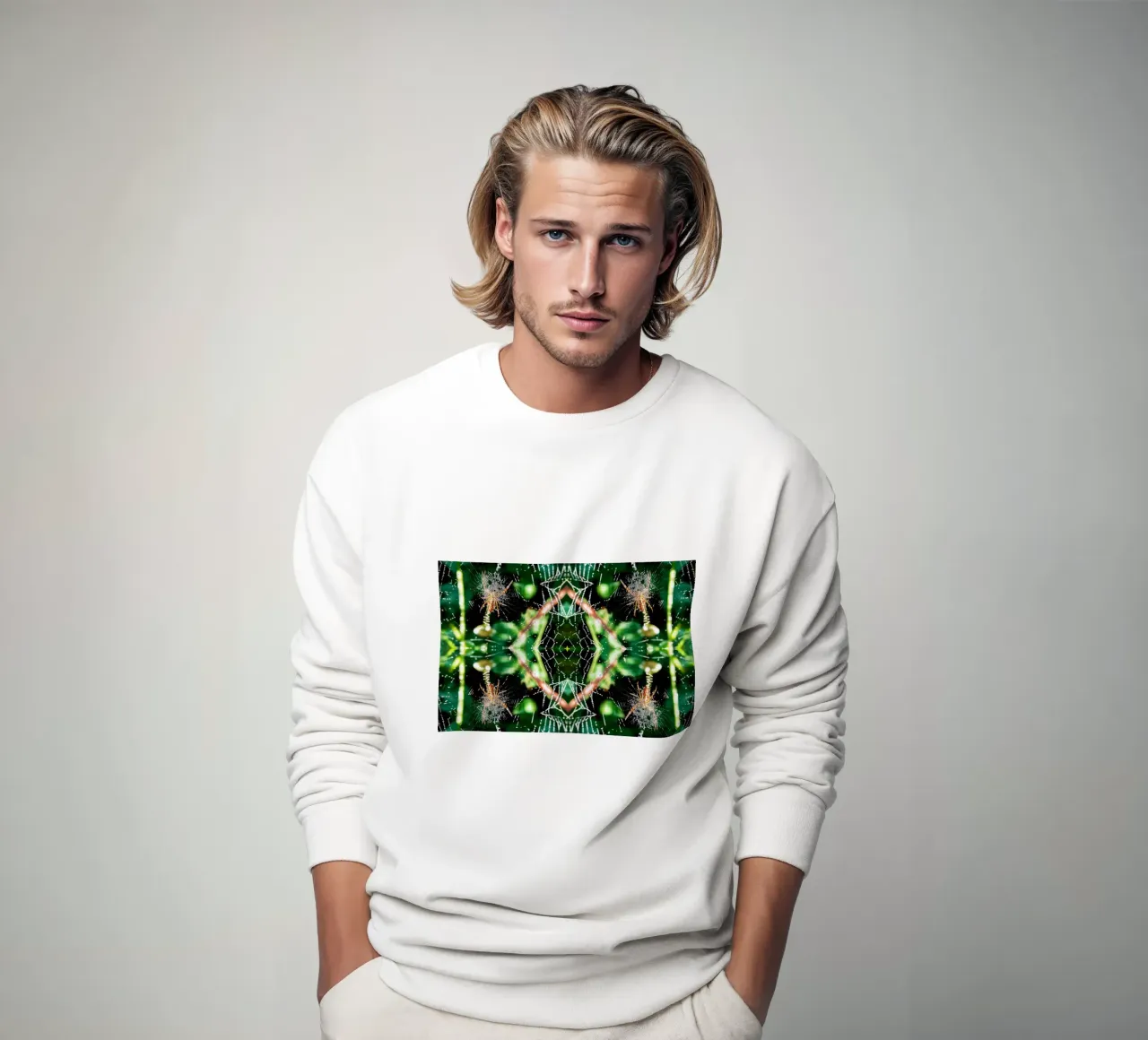 Spider Web Magical Portal - Abstract Fine Art Print sudadera de jay