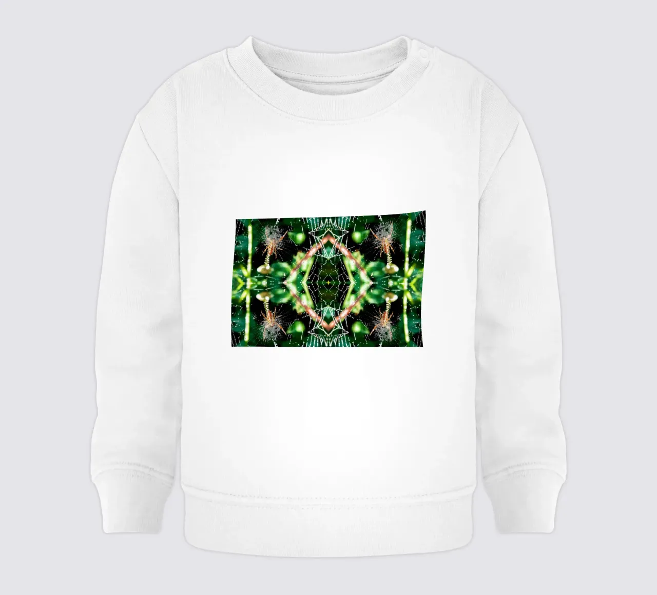 Spider Web Magical Portal - Abstract Fine Art Print sudadera de bebé de jay