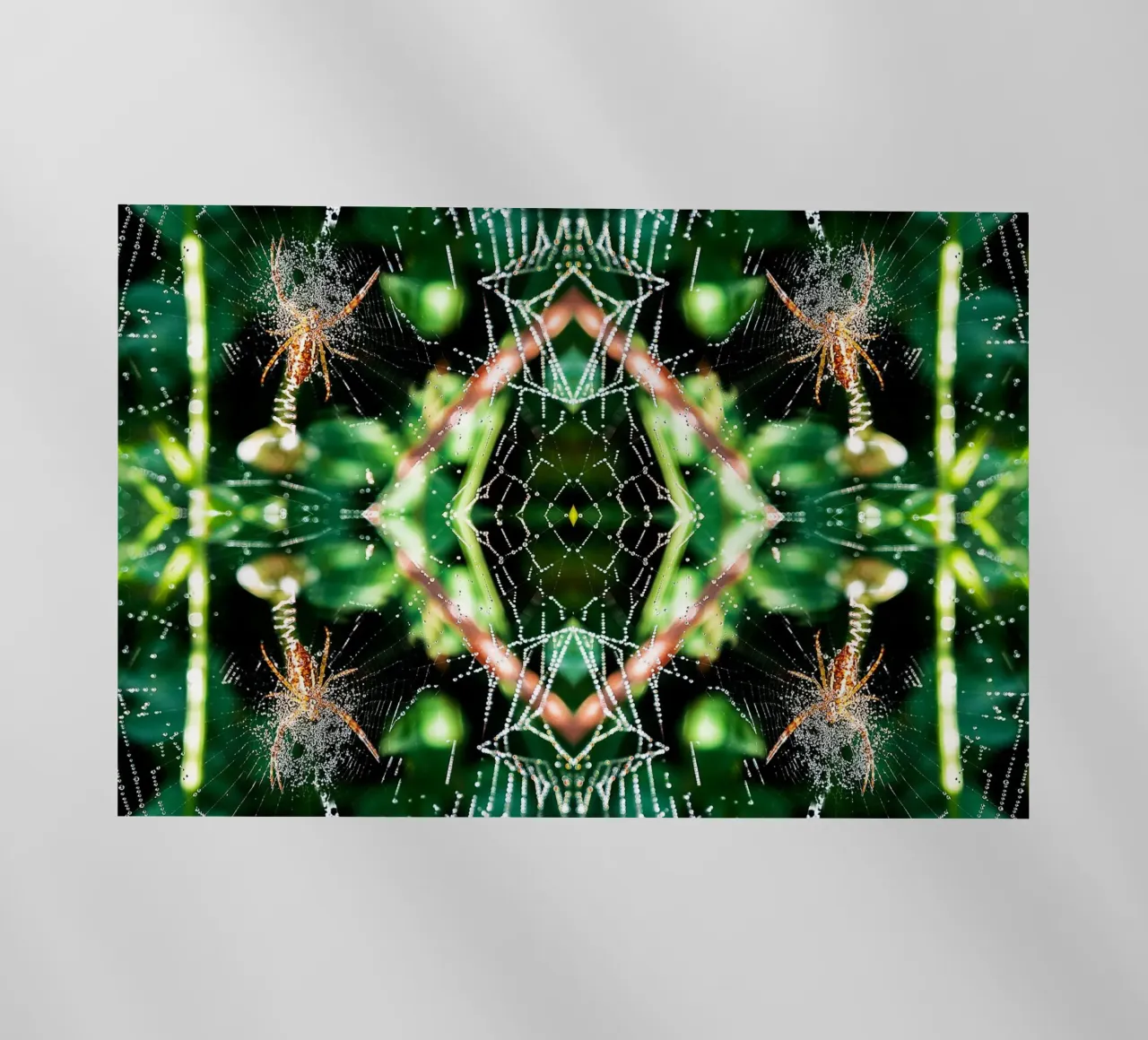 Spider Web Magical Portal - Abstract Fine Art Print lámina retroiluminada de jay