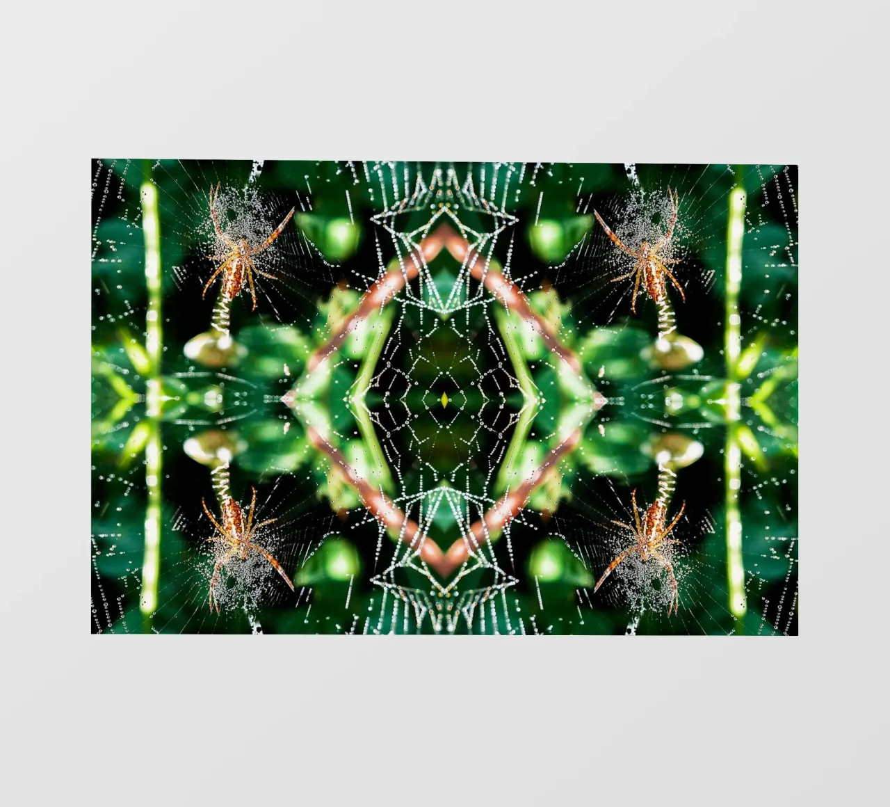 Spider Web Magical Portal - Abstract Fine Art Print lámina retroiluminada de jay