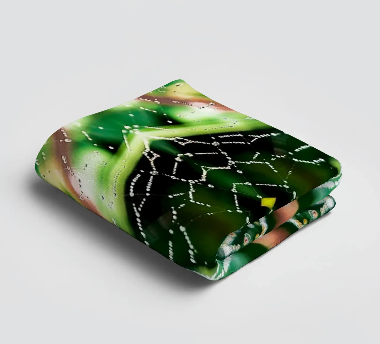 Spider Web Magical Portal – Abstract Fine Art Print towel by jay