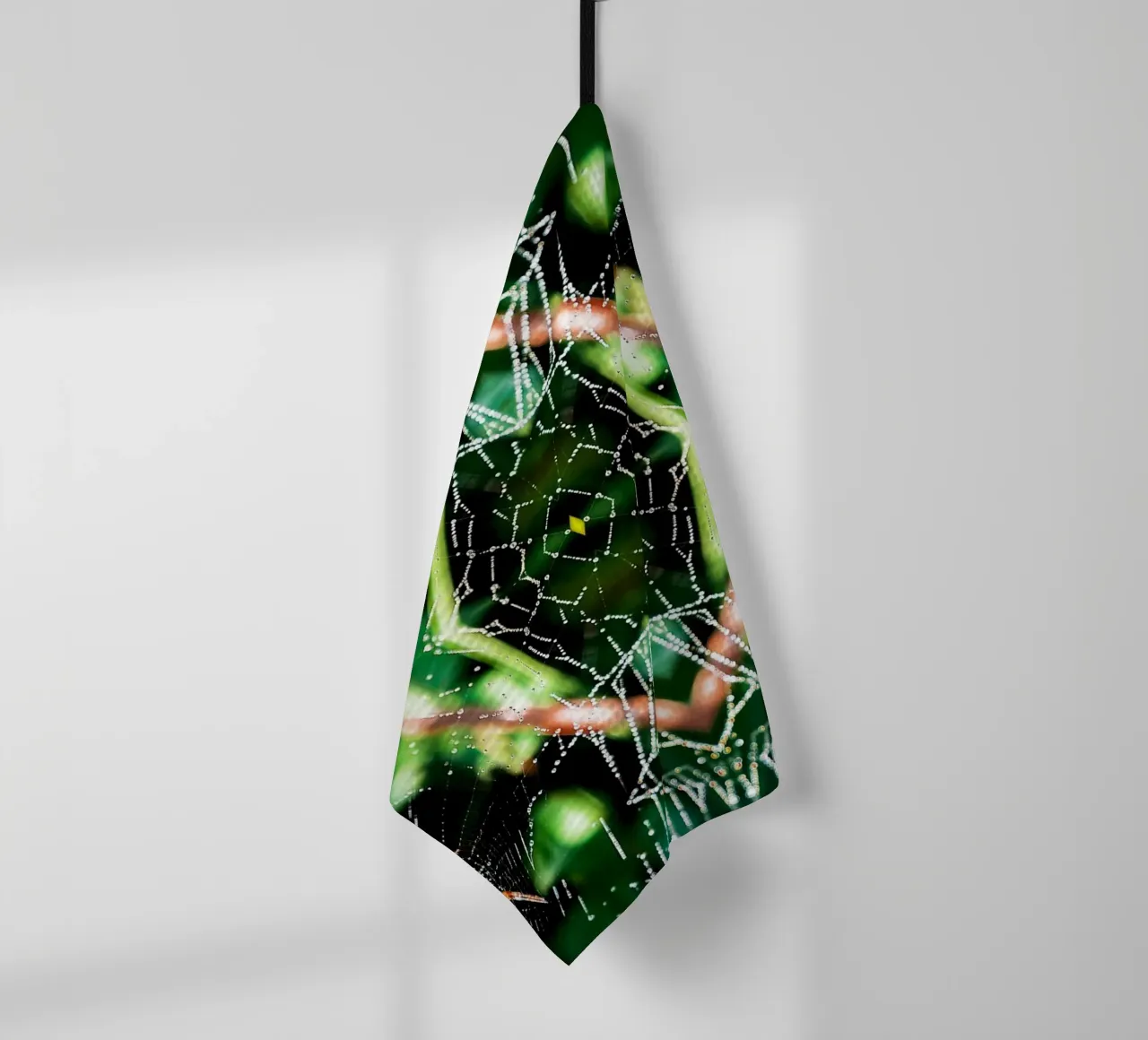 Spider Web Magical Portal - Abstract Fine Art Print paño de cocina de jay