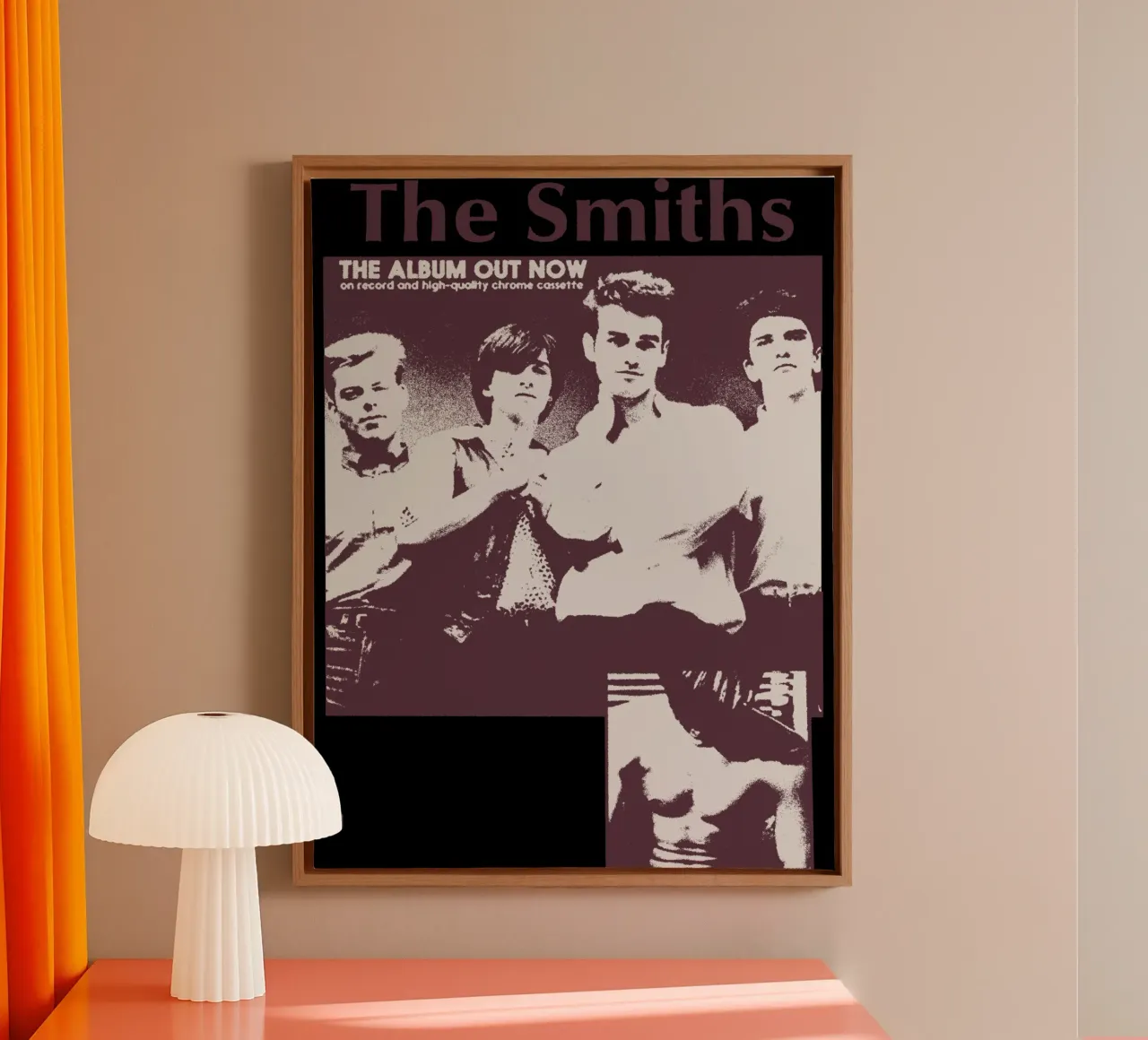 The Smith Indle Rock Band canvas with Floater frame by mannys_artt