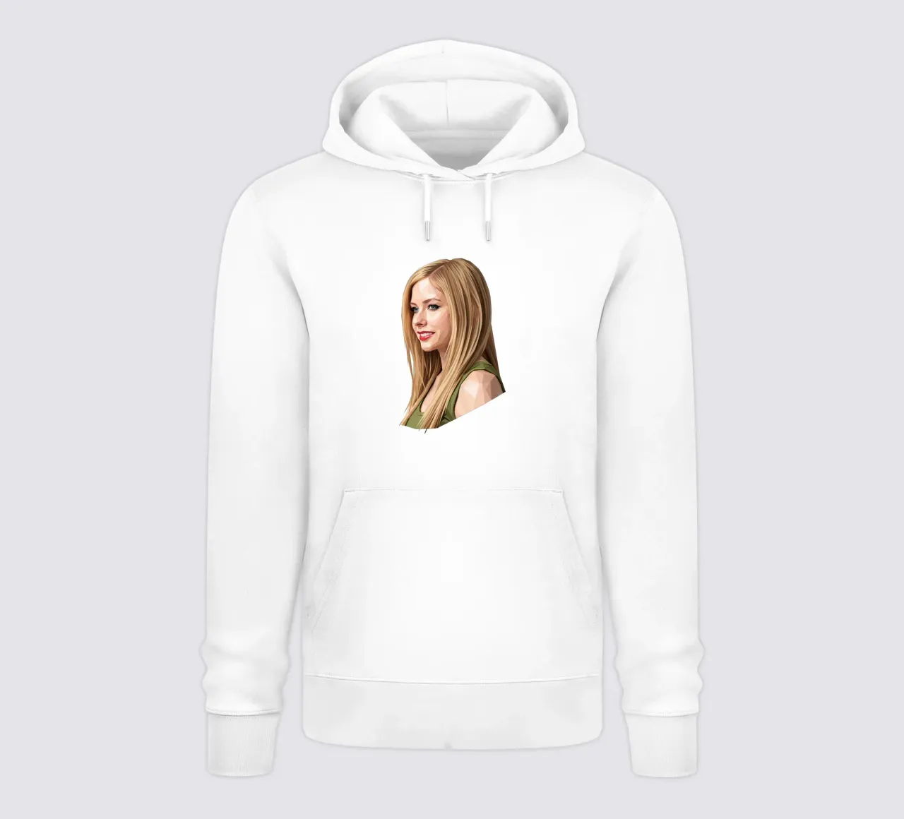 Avril Lavigne Low poly felpa con cappuccio da Low Profile