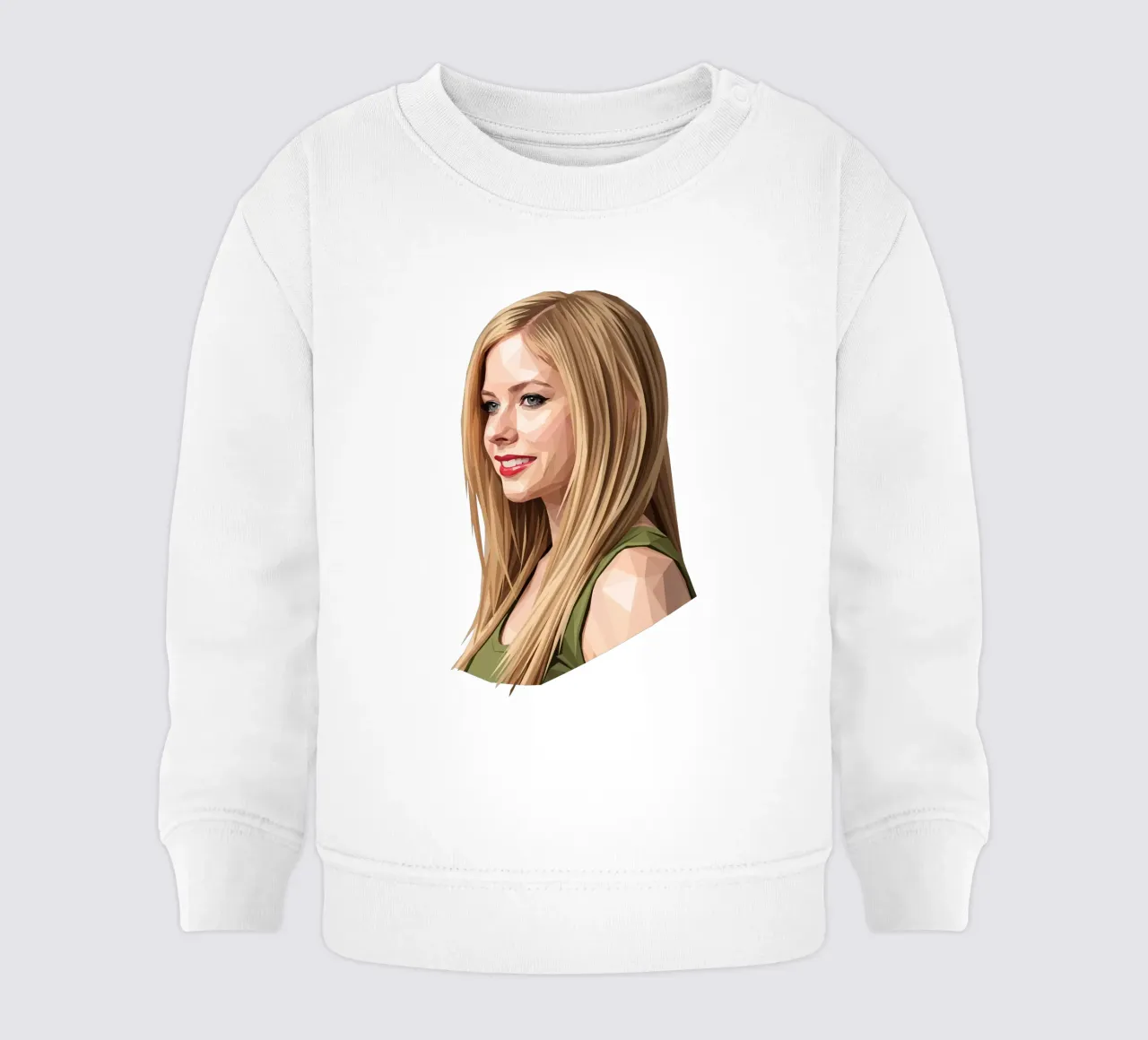 Avril Lavigne Low poly felpa neonato da Low Profile