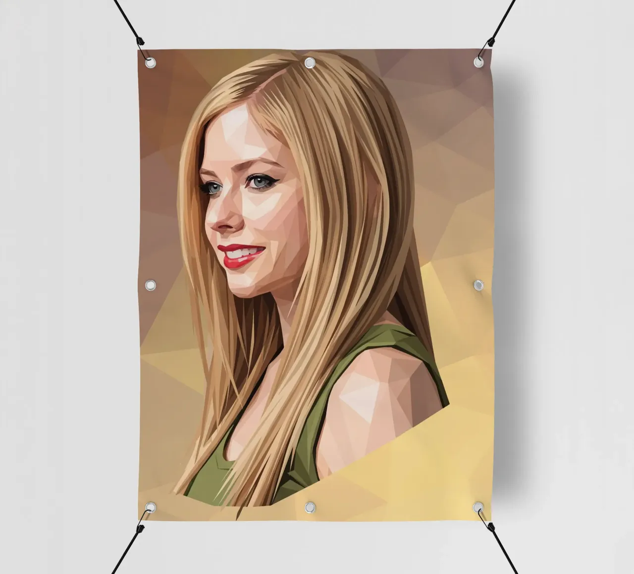 Avril Lavigne Low poly telo in pvc da Low Profile