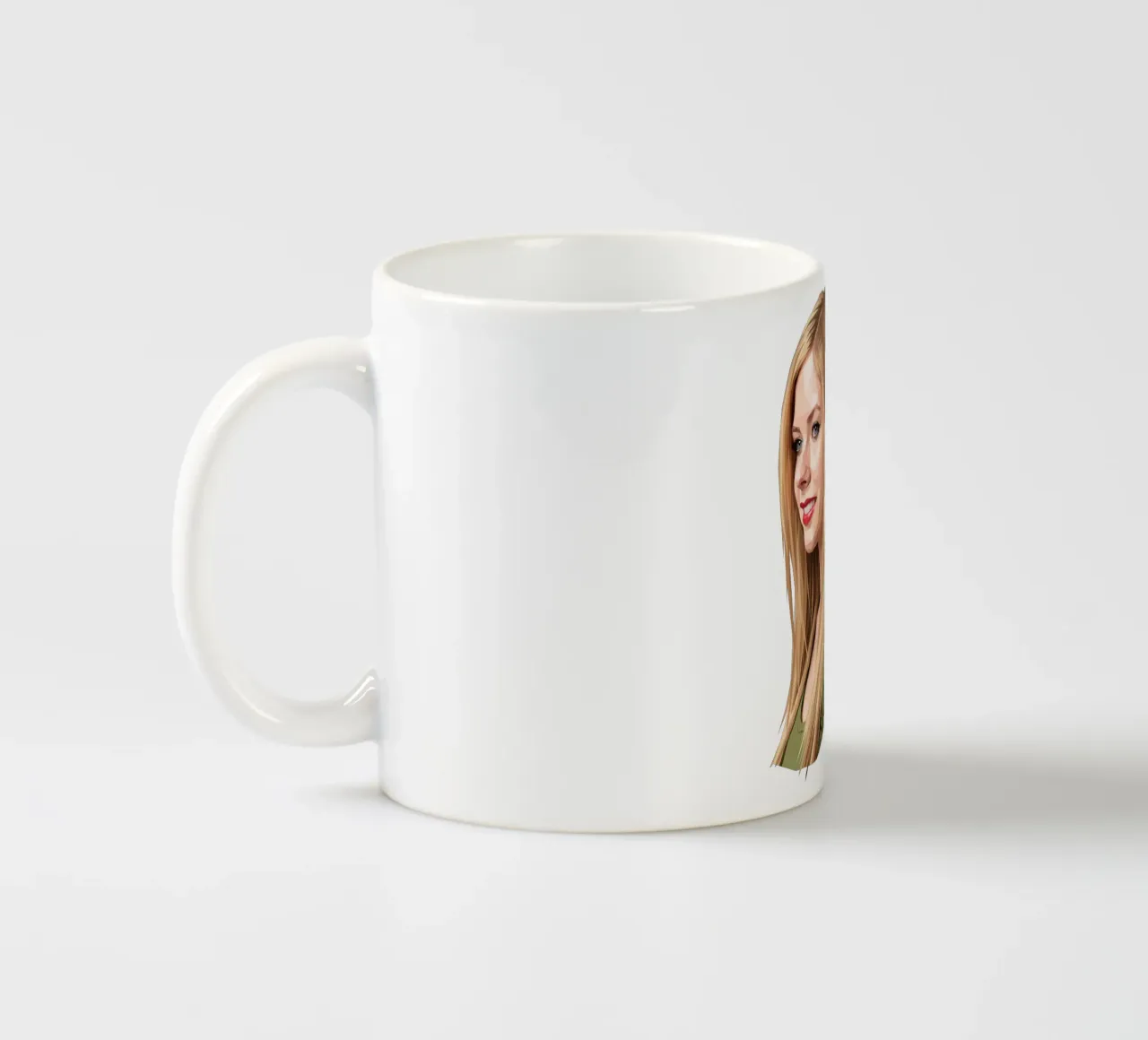 Avril Lavigne Low poly tazza in ceramica da Low Profile