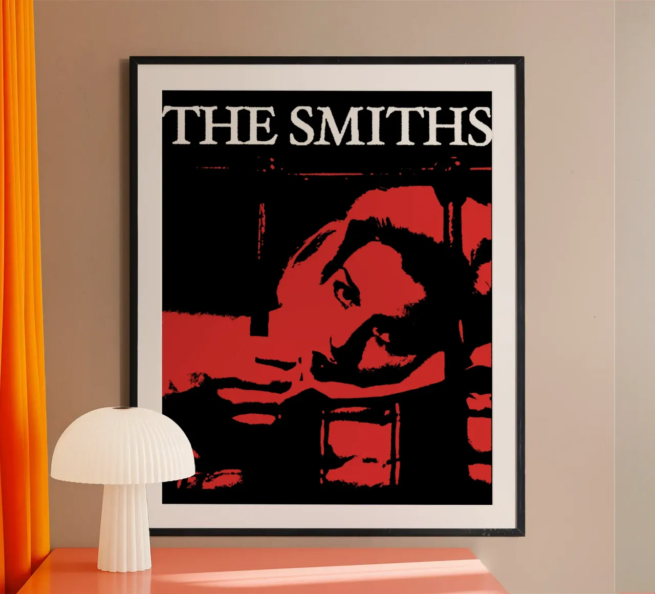 Stile vintage Lo Smith Indle Pop poster con telaio in legno da mannys_artt