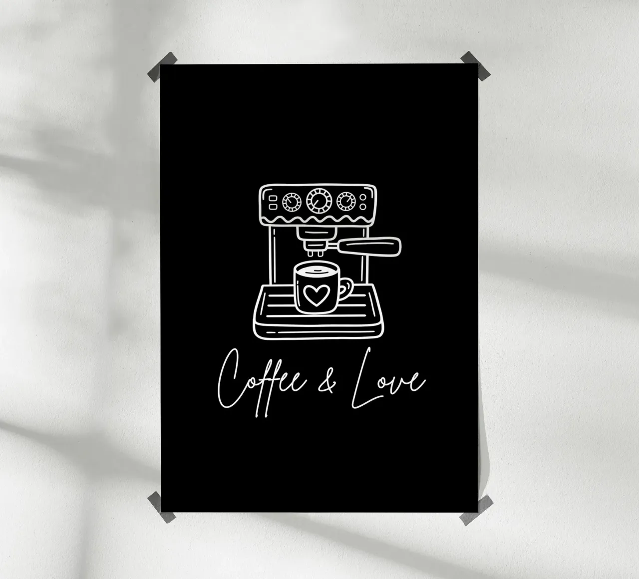 Coffee & Love poster da DigiWunderwerk