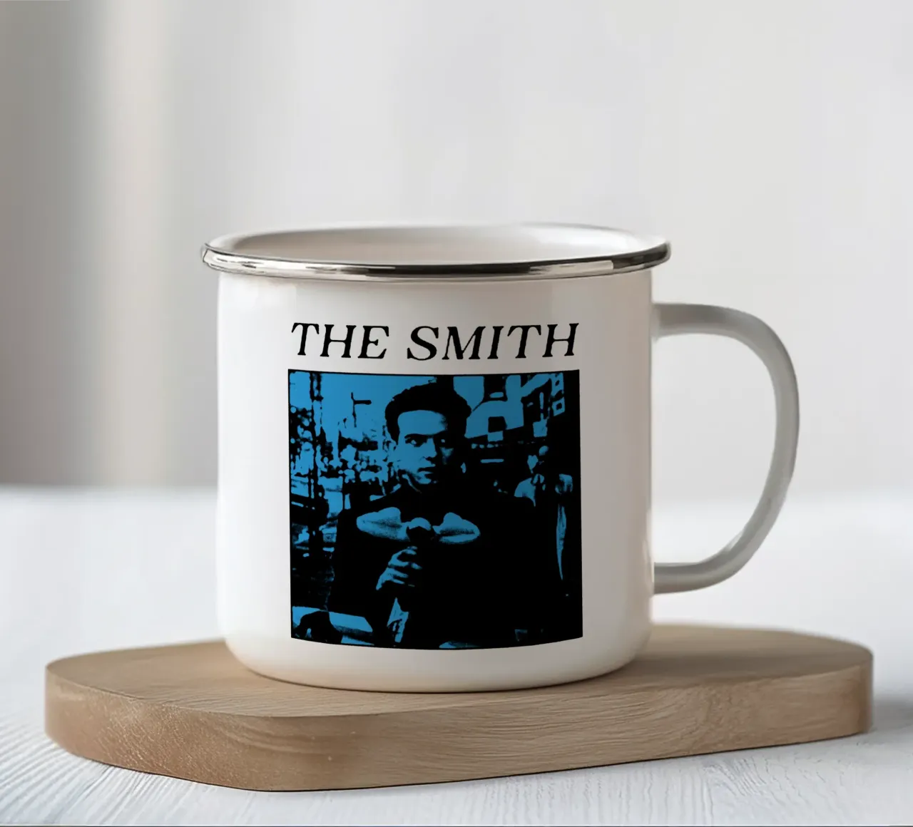 Gli Smith Indie Rock tazza in smalto da mannys_artt