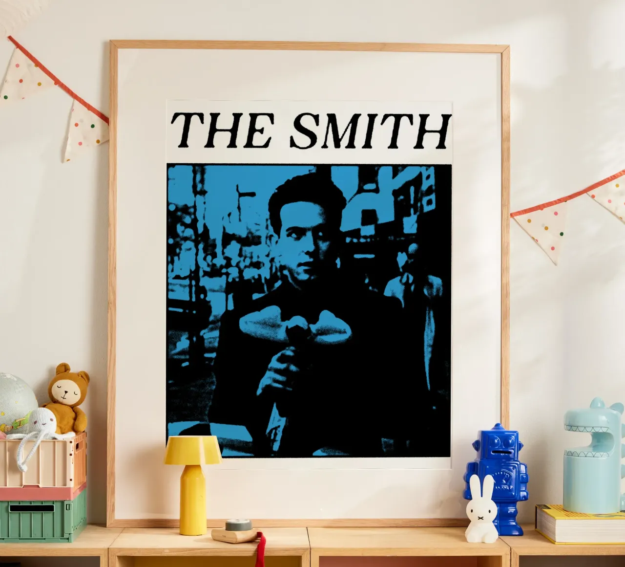 Gli Smith Indie Rock poster con telaio in legno da mannys_artt