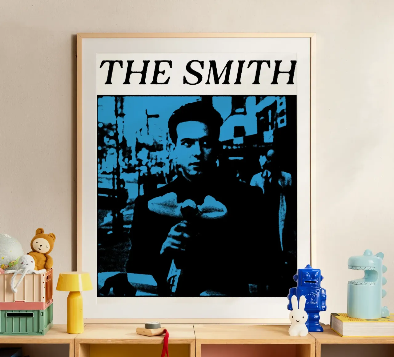 Gli Smith Indie Rock poster con telaio in legno da mannys_artt