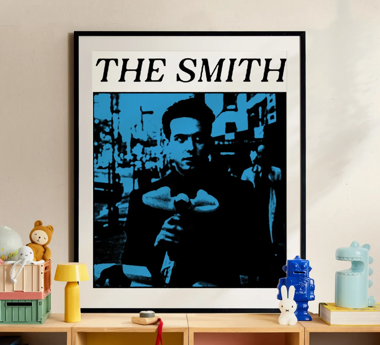 Gli Smith Indie Rock poster con telaio in legno da mannys_artt