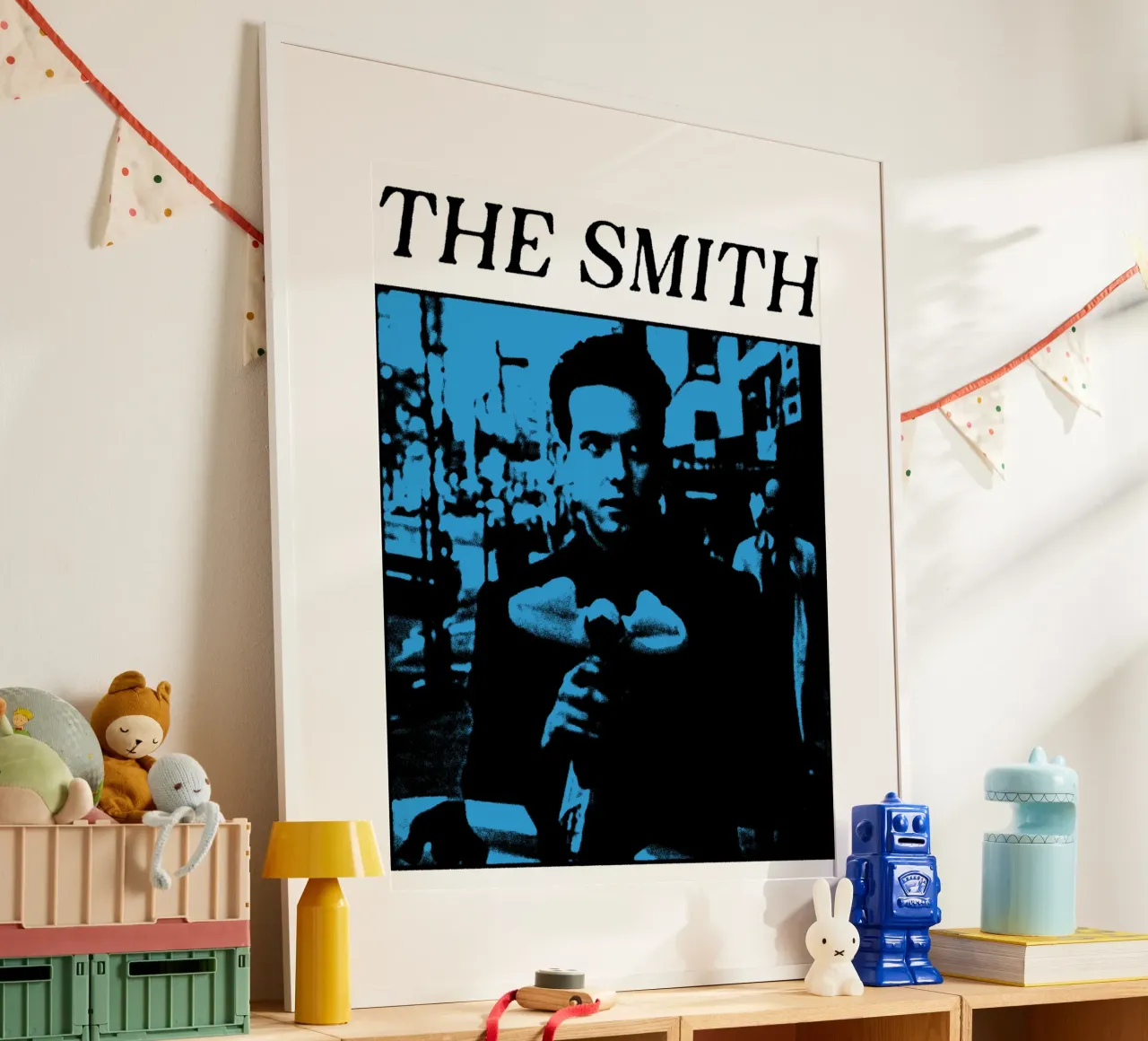 Gli Smith Indie Rock poster con telaio in legno da mannys_artt
