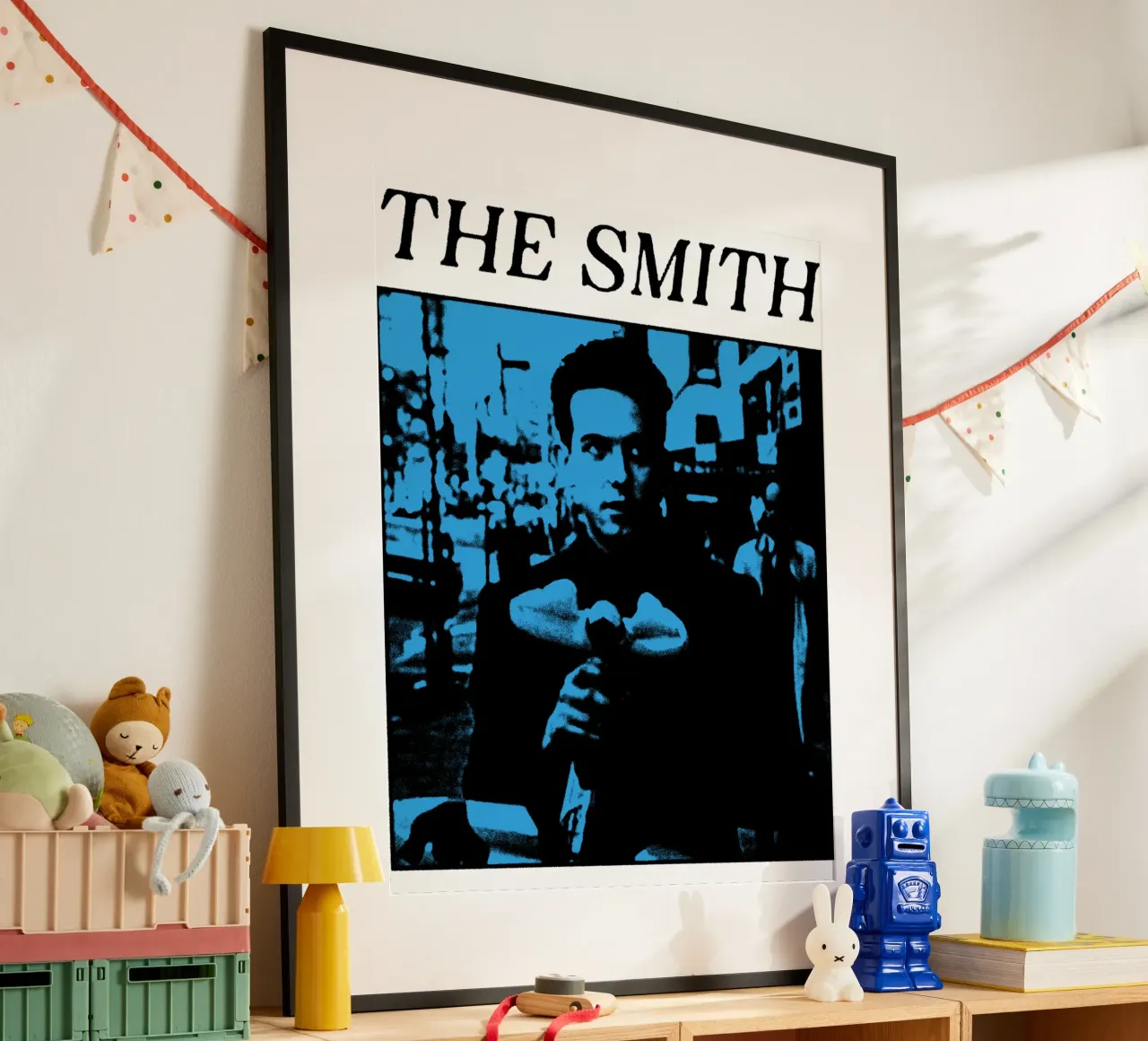 Gli Smith Indie Rock poster con telaio in legno da mannys_artt