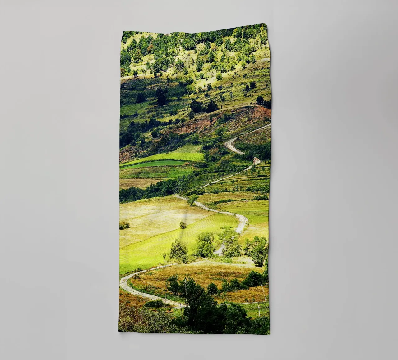 Serpentine Path – Fine Art Vertical Print towel by jay