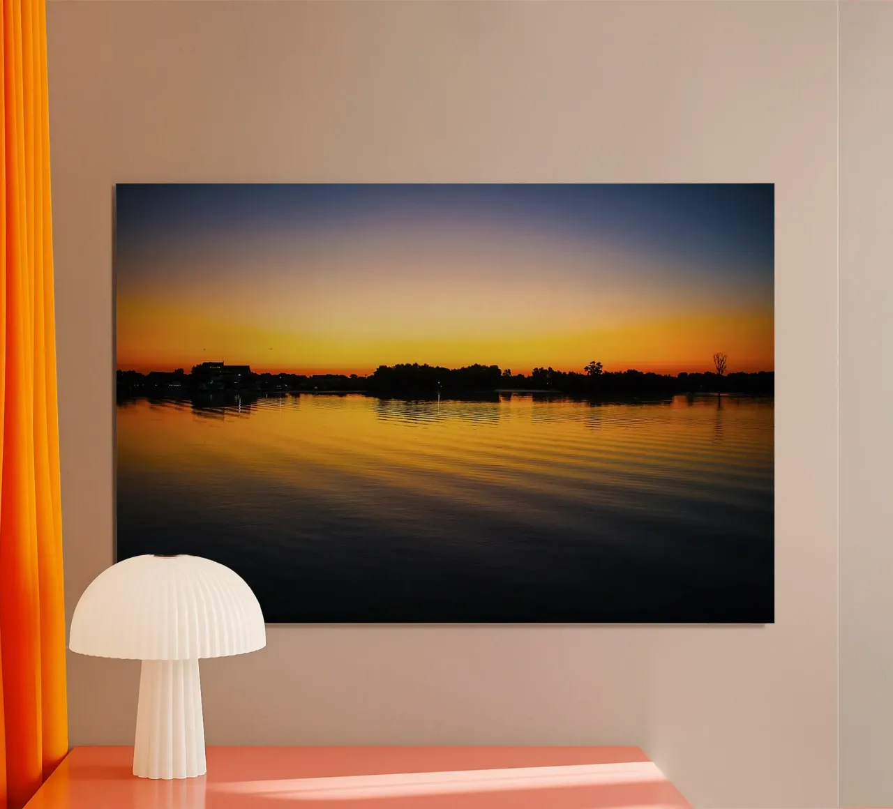 Delta Sunrise Serenity – Fine Art Print poster da jay