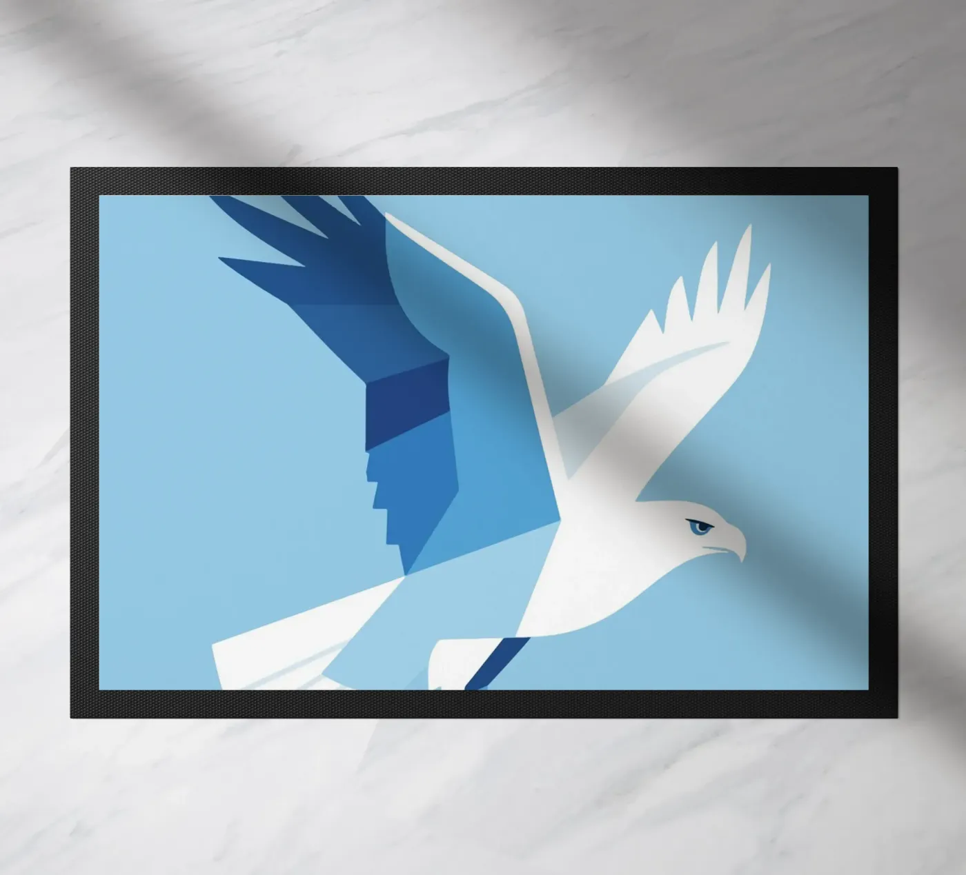 Geometric Eagle Fußmatte von knowledge