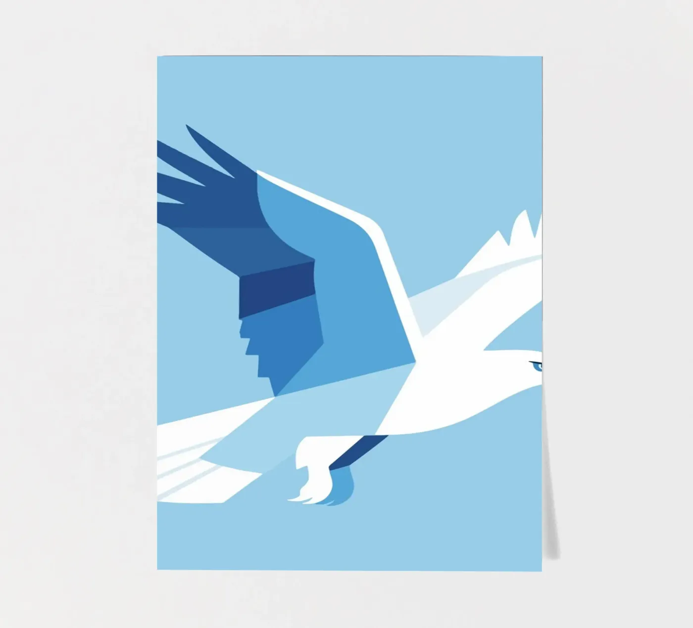 Geometric Eagle sticker sheet by knowledge