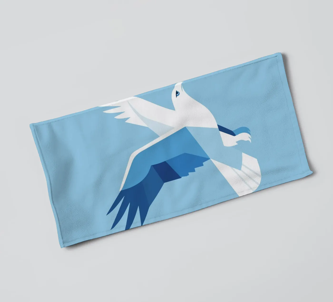 Geometric Eagle towel by knowledge