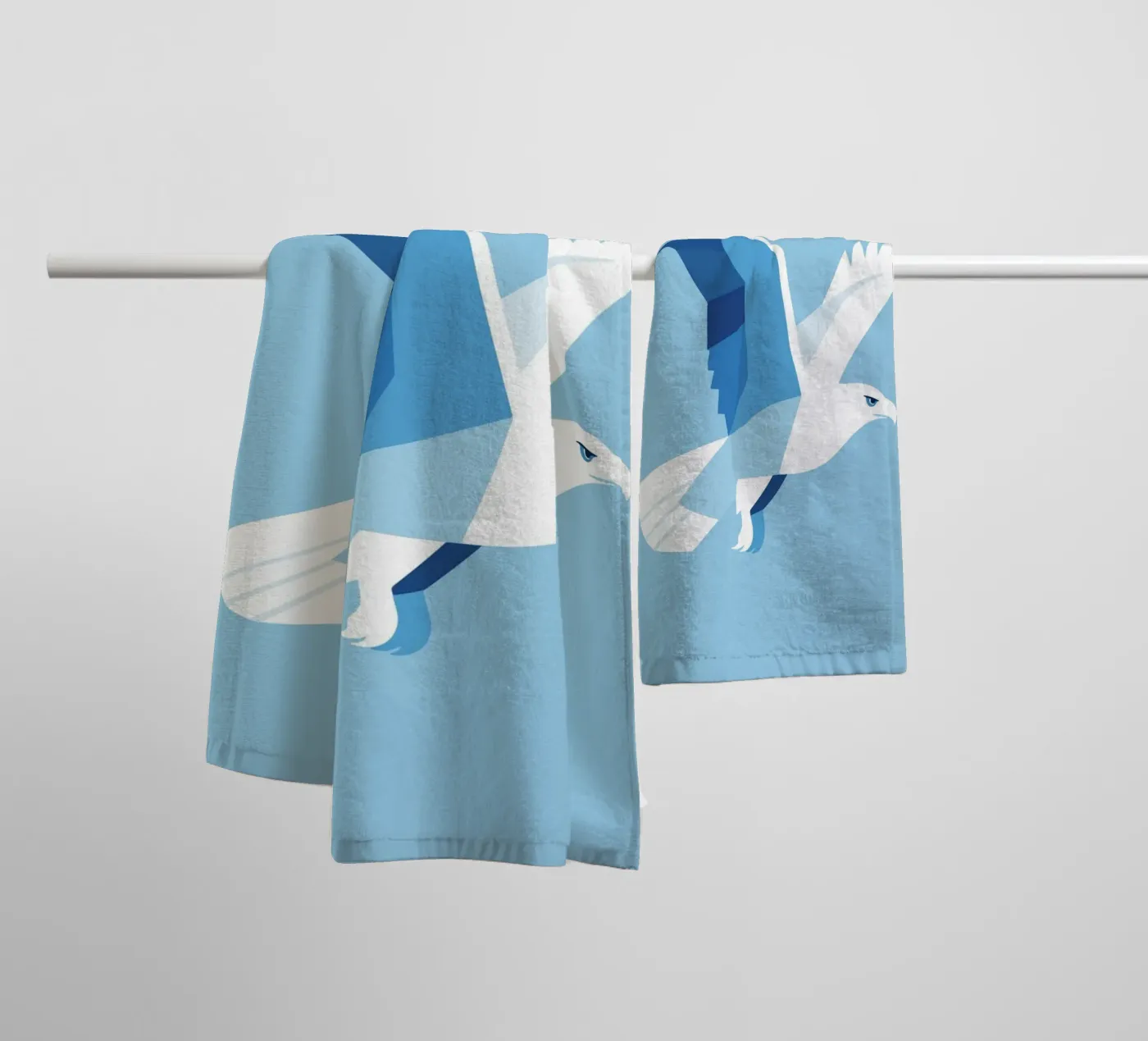 Geometric Eagle towel by knowledge