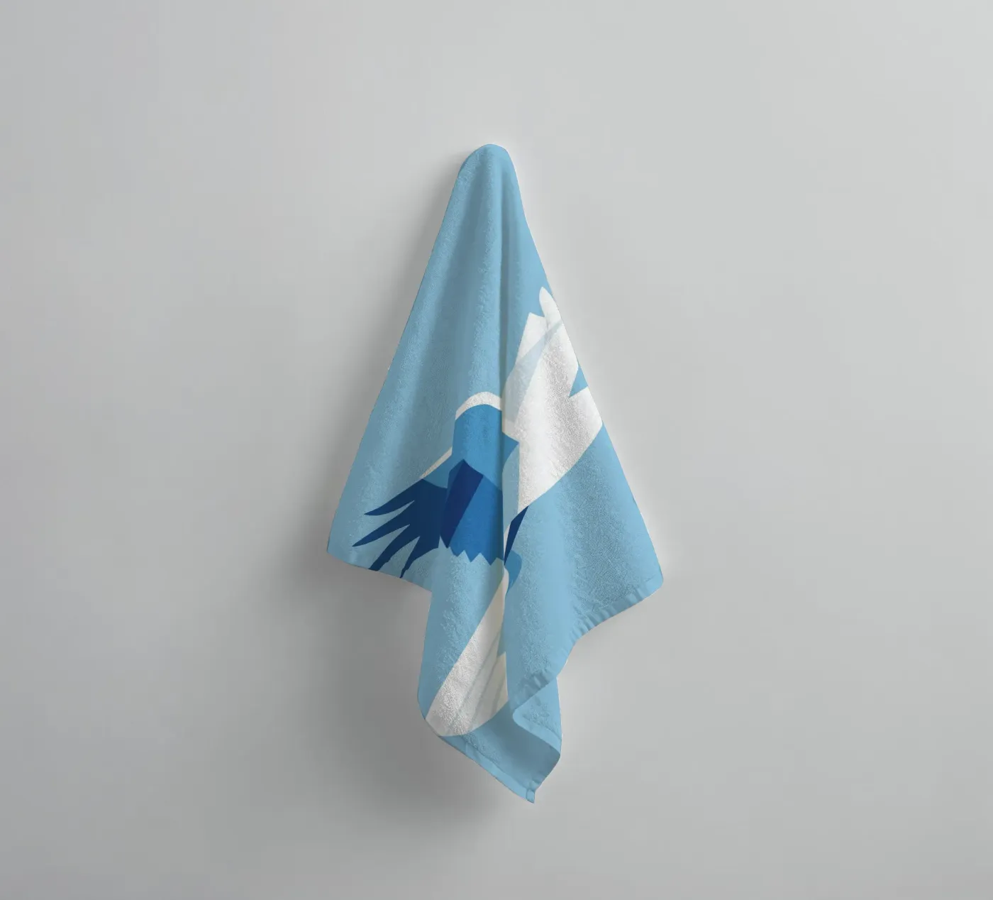 Geometric Eagle towel by knowledge