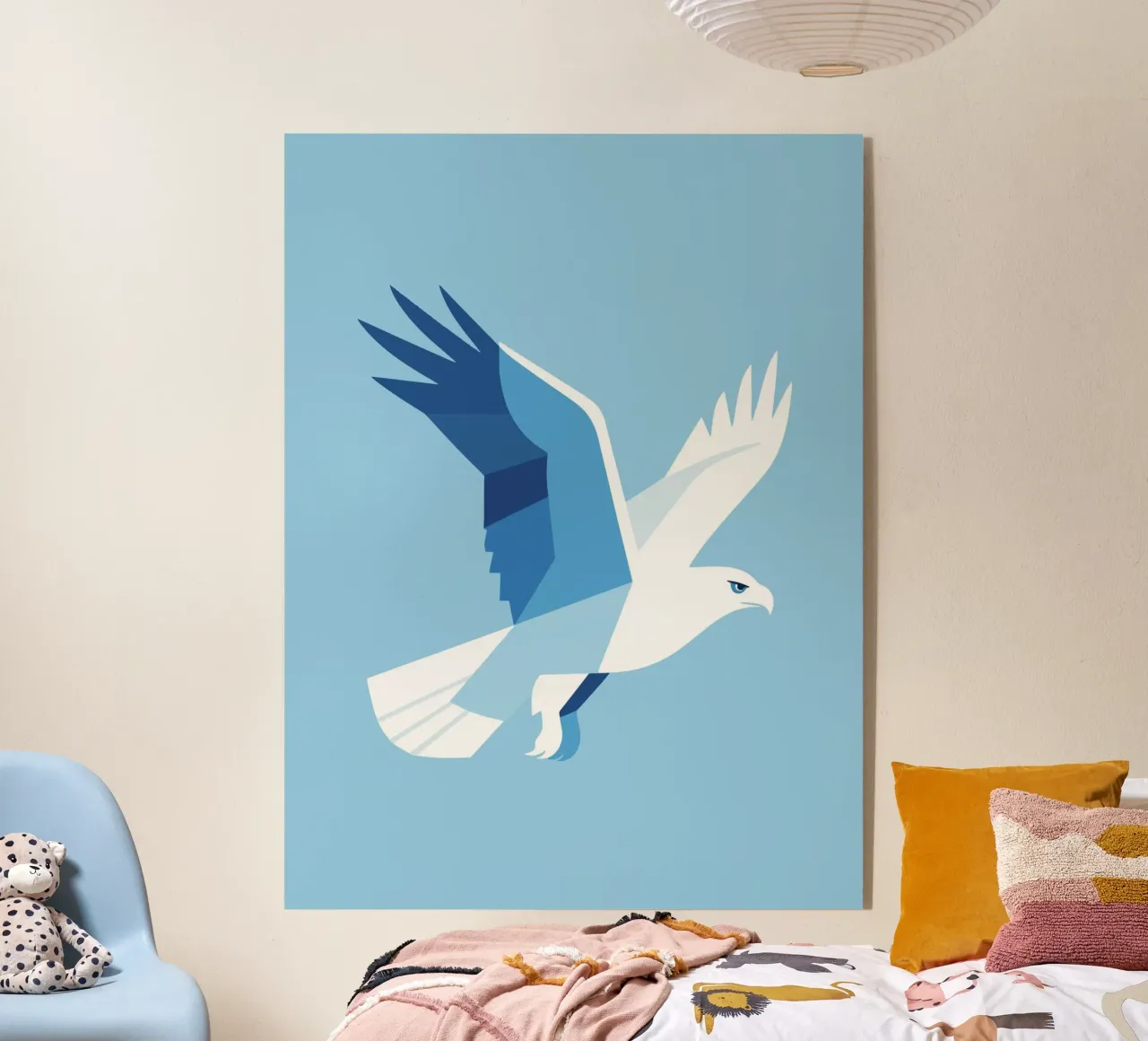 Geometric Eagle acrylic glass by knowledge