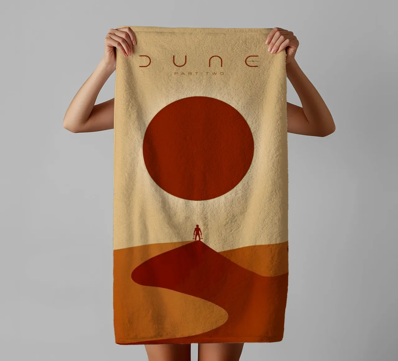 Dune Part two towel by cosmos studio
